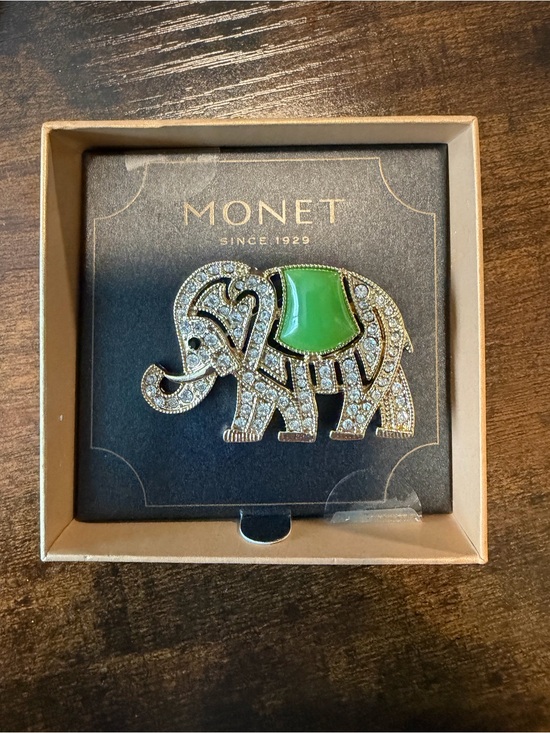 Monet Jewelry - Elephant MONET Brooch. NIB